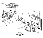 Kenmore 229160 burner and manifold assembly diagram