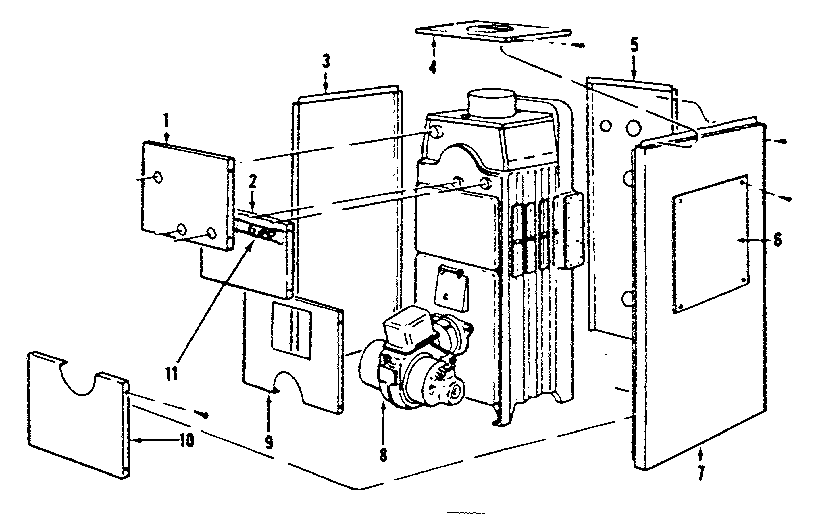 Flush jacket parts