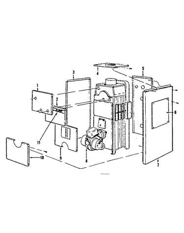 Flush jacket parts