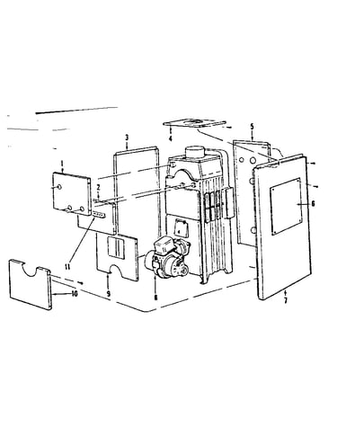 Flush jacket parts