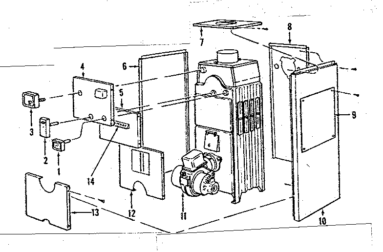 JACKET AND PARTS AND CONTROLS