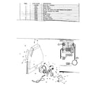 Kenmore 143841550 blower assembly diagram