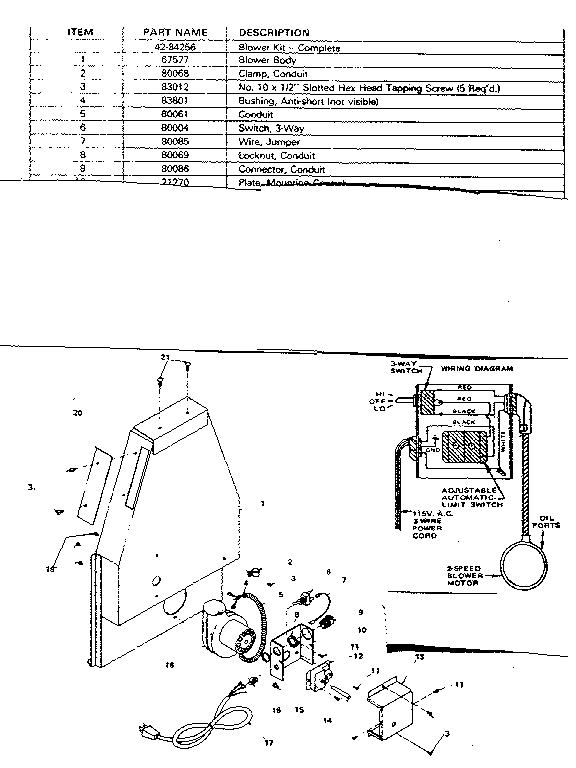 Blower assembly