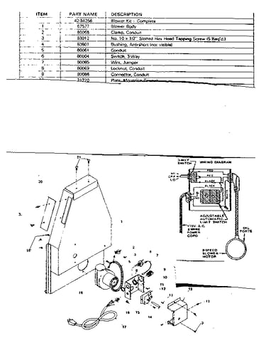 Blower assembly