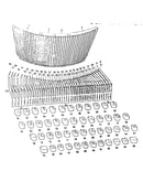 Type bar wire, bell crank & key