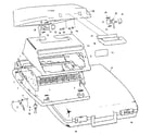Sears 26852630 chassis, cover & carrying case diagram