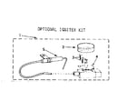 Kenmore 2582357870 optional igniter kit diagram