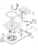 Record changer (above baseplate)