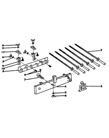Optional shishkabob complete kit
