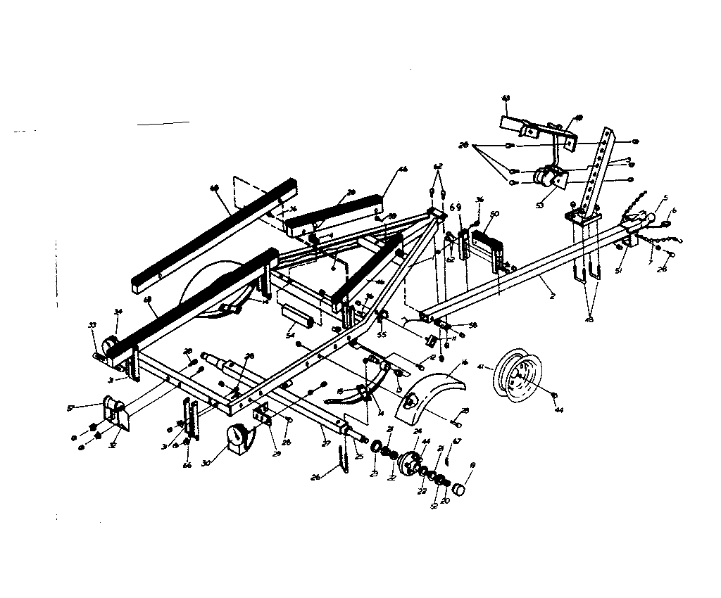 Boat trailer
