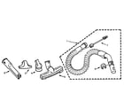 Eureka SE1759A hose and attachment diagram