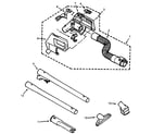 Kenmore 86028743080 hose and attachment diagram