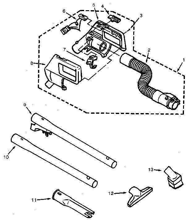Hose and attachment