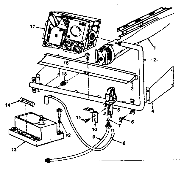 Gas burners and manifold/762360