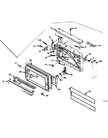 Freezer door parts