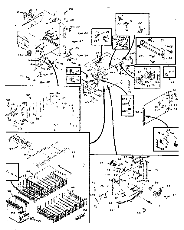 FREEZER CABINET PARTS