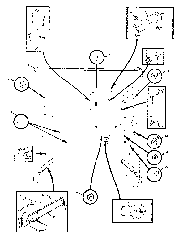 Freezer liner parts