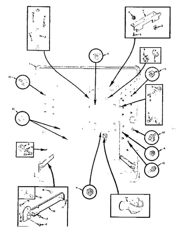Freezer liner parts