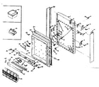 Kenmore 198MF11EL-H freezer door parts diagram