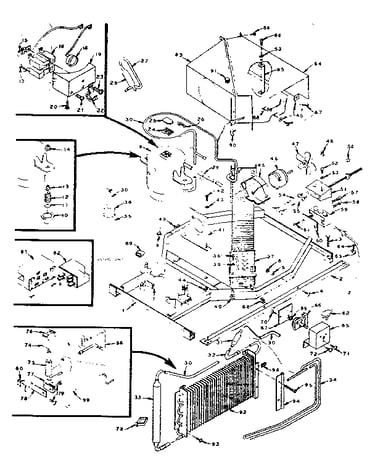 Freezer unit parts