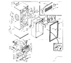 Kenmore 106MR11E-H refrigerator cabinet parts diagram