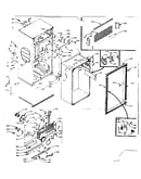 Refrigerator cabinet parts