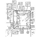 Kenmore 106MR11E-H refrigerator liner parts diagram