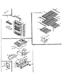 Refrigerator interior liner accessories