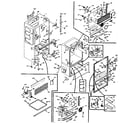 Kenmore 198M17EL-G refrigerator cabinet parts diagram