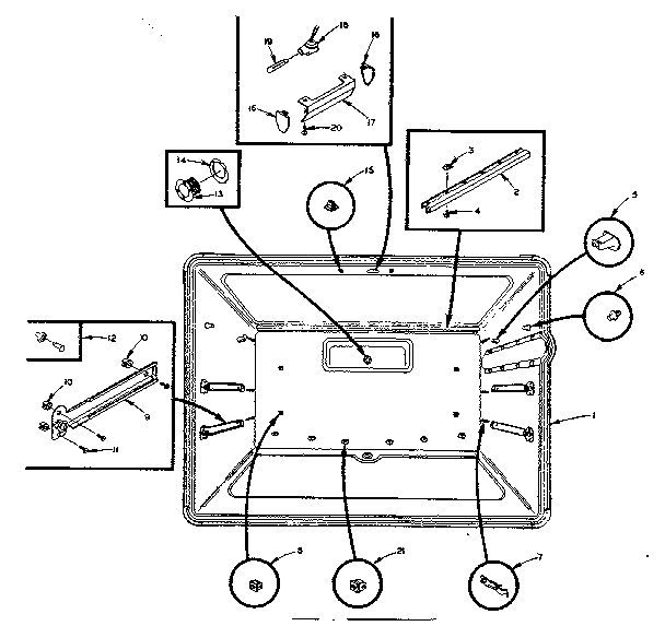 Refrigerator lower liner parts