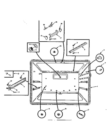 Refrigerator lower liner parts