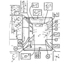 Kenmore 198M17EL-G refrigerator upper liner diagram