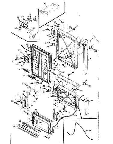 Refrigerator door parts