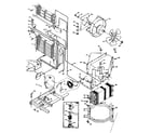 Kenmore 198M17EL-G refrigerator unit parts diagram