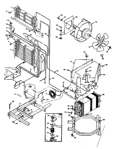 Refrigerator unit parts