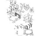 Kenmore 198NR11GL-1 refrigerator unit parts diagram