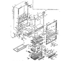 Kenmore 198N18G3 cabinet parts diagram