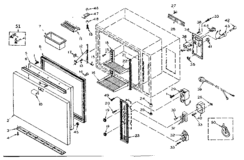 CABINET AND CONTROLS