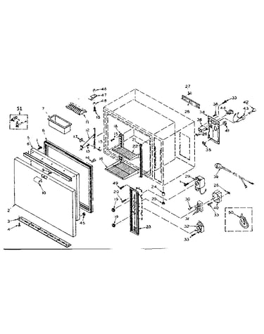 Cabinet and controls