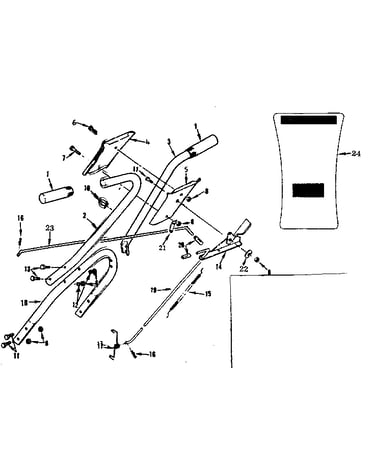 Upper handle assembly