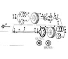 Craftsman 17481772 axle assembly diagram