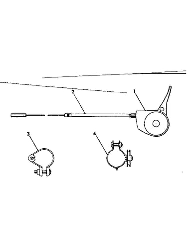 Shimano trigger control assembly part no. 24170