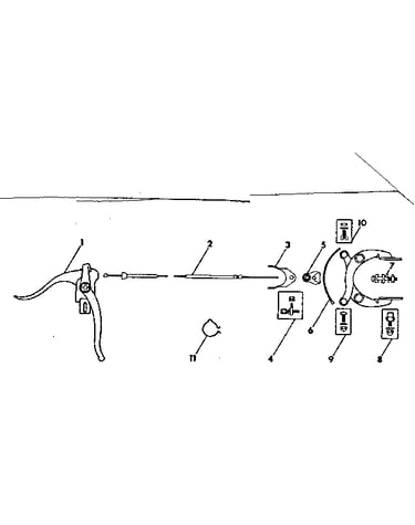 Arai center pull rear caliper brake