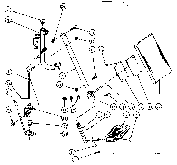 FOOT REST ACCESSORY PARTS