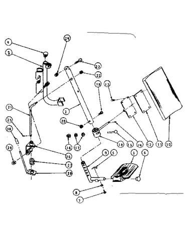 Foot rest accessory parts