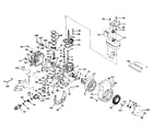 Tecumseh H25-25200H basic engine diagram