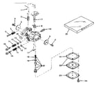 Tecumseh H25-25200H carburetor diagram