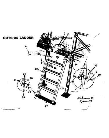 Outside ladder