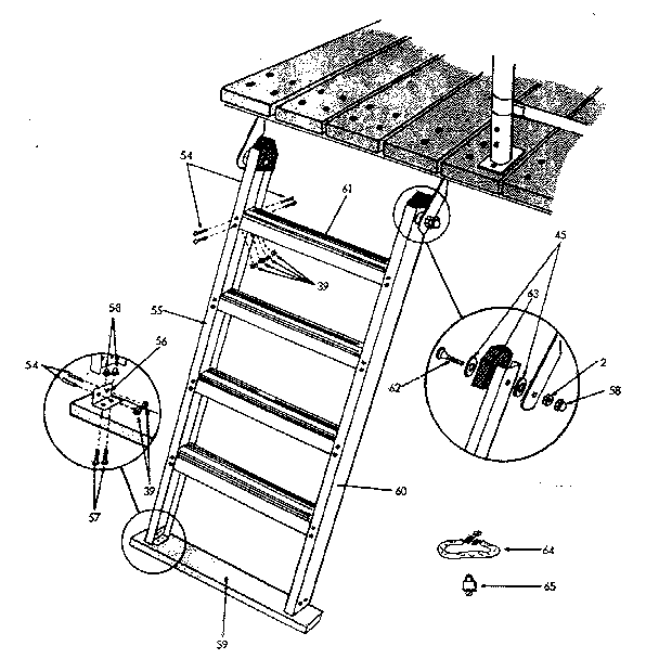 Outside ladder