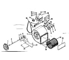 Kenmore 735411 viking blower assembly diagram